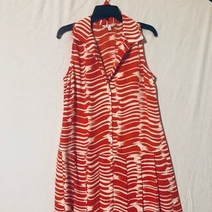 CAbi Spring Print Sleeveless Dress